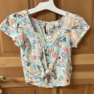 Roxy Floral Print Girl’s Top.  Size 4T. NWOT.